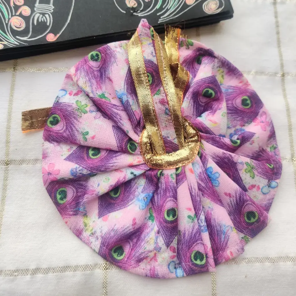  Peacock Feather Cotton Dress "LG102"