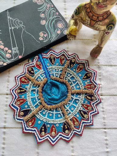 Pearl Work Dress for Laddu Gopal "LG73"