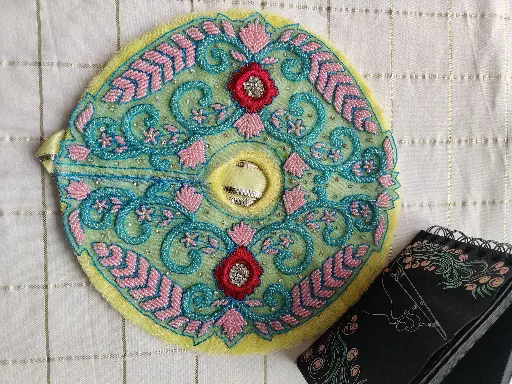 Pearl Hand Embroidery Laddu Gopal Dress "LG87"